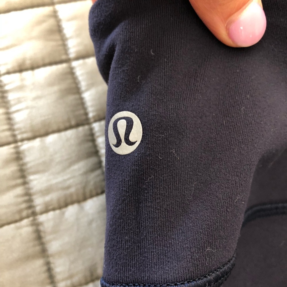 Lululemon wunder under pant size 4 navy